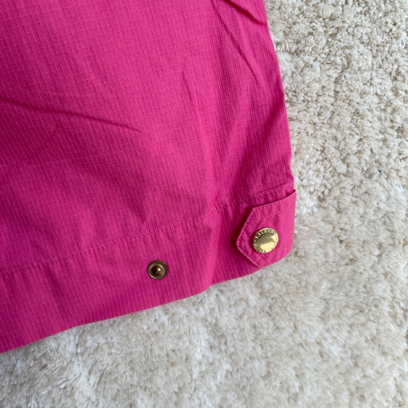 Lauren Ralph Lauren Capri Pants Womens Size 6 Hot Pink Utility Crop Cargo - Picture 8 of 11